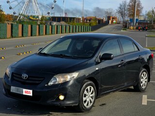 2007 Toyota Corolla X (E140, E150), чёрный, 580000 рублей, вид 3