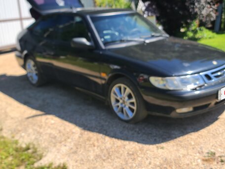 1996 Saab 900 II, чёрный, 300000 рублей, вид 3