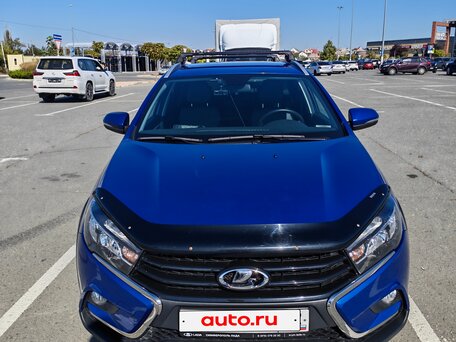 2020 Lada (ВАЗ) Vesta SW Cross I, синий, 1350000 рублей, вид 2