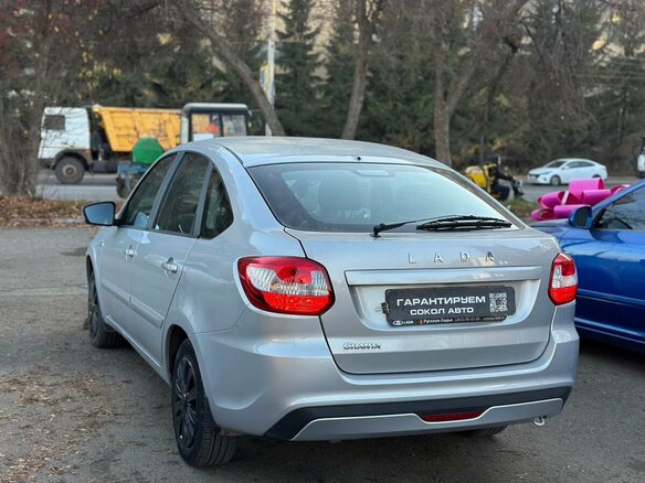 2019 Lada (ВАЗ) Granta I Рестайлинг, серый, 699000 рублей - вид 2