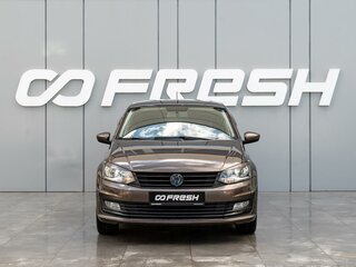 2017 Volkswagen Polo V Рестайлинг, коричневый, 1289000 рублей, вид 3