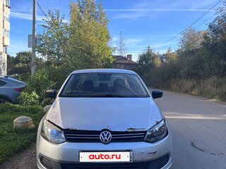 2012 Volkswagen Polo V, серебристый, 399999 рублей, вид 2