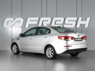 2017 Kia Rio III Рестайлинг, серебристый, 989000 рублей, вид 2