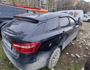 2021 Lada (ВАЗ) Vesta SW I, чёрный, 771891 рублей, вид 2