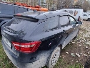 2021 Lada (ВАЗ) Vesta SW I, чёрный, 733300 рублей - вид 1