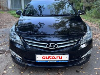 2014 Hyundai Solaris I Рестайлинг, чёрный, 1000000 рублей, вид 2