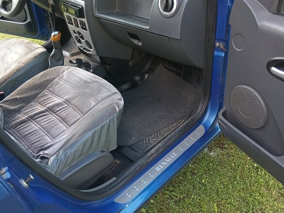 2008 Renault Logan I, синий, 330000 рублей - вид 3