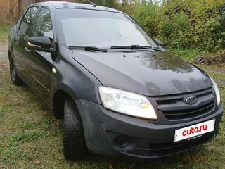2014 Lada (ВАЗ) Granta I, чёрный, 265000 рублей, вид 2