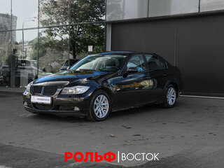 2008 BMW 3 серии 318i V (E90/E91/E92/E93), чёрный, 990000 рублей, вид 1