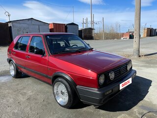 1989 Volkswagen Golf II, красный, 350000 рублей, вид 1