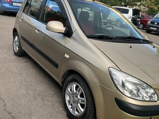 2006 Hyundai Getz I Рестайлинг, бежевый, 415000 рублей, вид 2