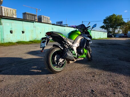 2013 Kawasaki Z 1000SX, зелёный, 755000 рублей, вид 4