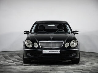 2002 Mercedes-Benz E-Класс 240 III (W211, S211), чёрный, 557777 рублей, вид 2