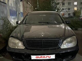 2002 Mercedes-Benz S-Класс 320 Long IV (W220), чёрный, 299000 рублей, вид 1