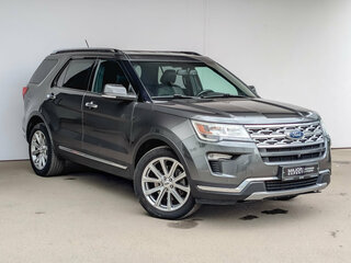 2018 Ford Explorer V Рестайлинг, серый, 3260000 рублей, вид 3