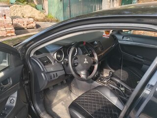 2008 Mitsubishi Lancer X, чёрный, 610000 рублей, вид 4