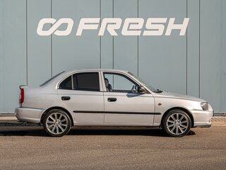 2008 Hyundai Accent ТагАЗ II, серебристый, 455000 рублей, вид 5