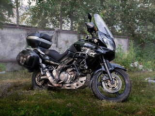 2006 Suzuki V-Strom 1000, чёрный, 450000 рублей, вид 2