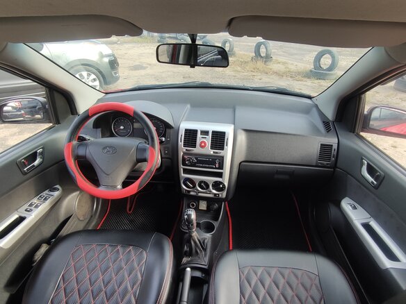 2008 Hyundai Getz I Рестайлинг, красный, 435000 рублей - вид 4