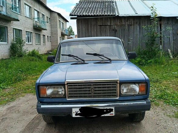 2004 Lada (ВАЗ) 2107, синий, 90000 рублей - вид 2