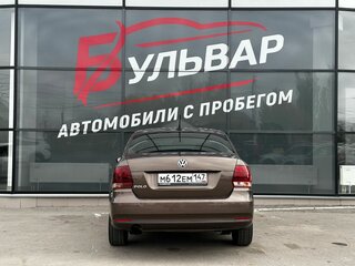 2019 Volkswagen Polo V Рестайлинг, коричневый, 1190000 рублей, вид 3