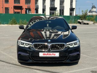 2019 BMW 5 серии 530i xDrive VII (G30/G31/G38), чёрный, 3800000 рублей, вид 3