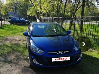 2013 Hyundai Solaris I, синий, 850000 рублей, вид 1