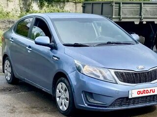 2013 Kia Rio III, голубой, 450000 рублей, вид 2