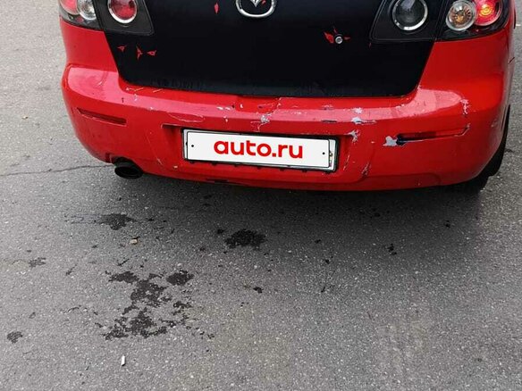 2006 Mazda 3 I (BK) Рестайлинг, красный, 300000 рублей