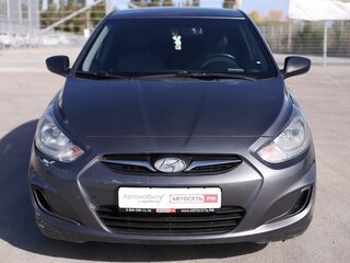 2014 Hyundai Solaris I, серый, 988000 рублей, вид 1