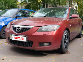 2008 Mazda 3 I (BK) Рестайлинг, красный, 650000 рублей, вид 3