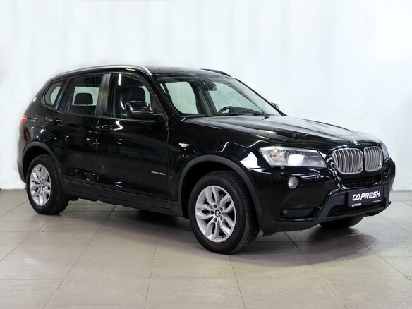 2013 BMW X3 30d xDrive II (F25), чёрный, 2050000 рублей