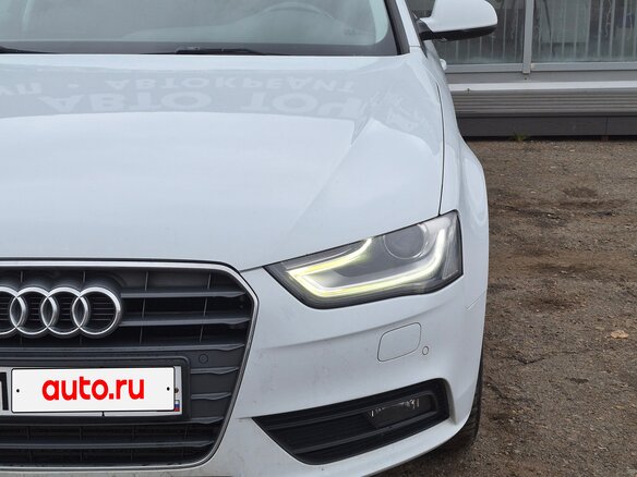 2013 Audi A4 IV (B8) Рестайлинг, белый, 1080000 рублей - вид 6