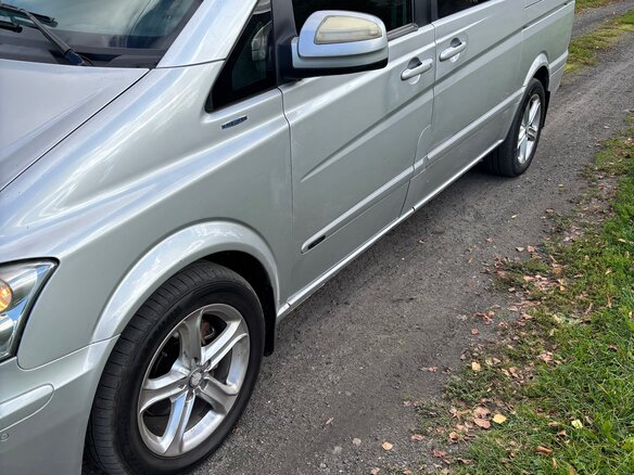 2014 Mercedes-Benz Viano Long L2 I (W639) Рестайлинг, серебристый, 1750000 рублей - вид 7