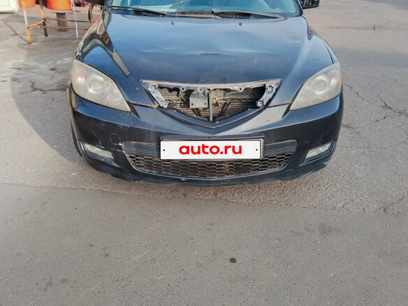 2006 Mazda 3 I (BK), чёрный - вид 1