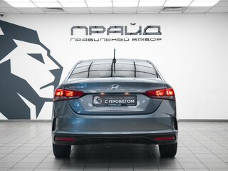 2020 Hyundai Solaris II Рестайлинг, серый, 1349000 рублей, вид 4