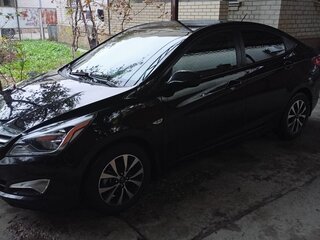 2016 Hyundai Solaris I Рестайлинг, чёрный, 1200000 рублей, вид 2