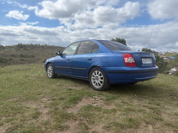 2003 Hyundai Elantra III (XD2) Рестайлинг, синий, 300000 рублей - вид 7