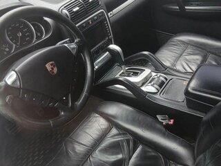 2006 Porsche Cayenne Turbo I (955), чёрный, 450000 рублей, вид 2