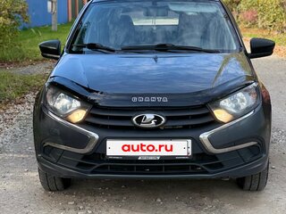 2021 Lada (ВАЗ) Granta I Рестайлинг, серебристый, 520000 рублей, вид 2