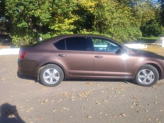 2015 Skoda Octavia III (A7), коричневый, 1500000 рублей, вид 2