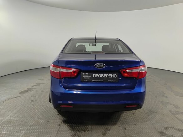 2014 Kia Rio 6-speed III, синий, 715000 рублей - вид 5