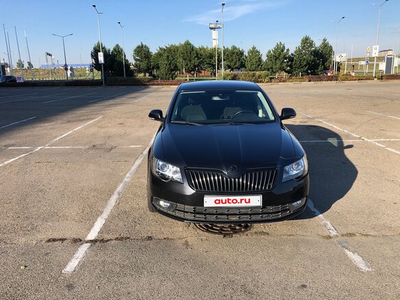 2013 Skoda Superb II Рестайлинг, чёрный, 1730000 рублей