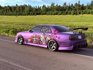 1998 Toyota Chaser VI (X100) Рестайлинг, фиолетовый, 1250000 рублей, вид 4