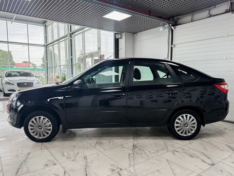2019 Lada (ВАЗ) Granta I Рестайлинг, чёрный, 639000 рублей, вид 3