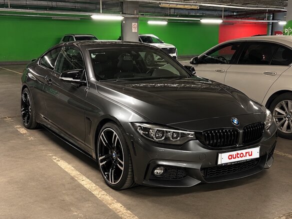 2019 BMW 4 серии 430i F32/F33/F36 Рестайлинг, серый, 2650000 рублей - вид 1