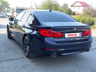 2018 BMW 5 серии 520d VII (G30/G31/G38), синий, 2600000 рублей, вид 4
