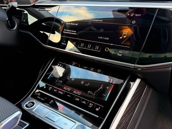 2022 Audi A8 Long 50 TFSI IV (D5) Рестайлинг, чёрный, 9600000 рублей - вид 22