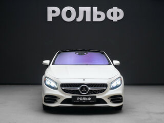 2018 Mercedes-Benz S-Класс 560 4MATIC VI (W222, C217) Рестайлинг, белый, 8500000 рублей, вид 2