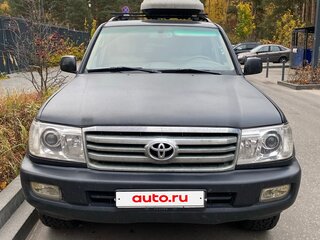 2006 Toyota Land Cruiser 100 Series Рестайлинг 2, чёрный, 2050000 рублей, вид 3